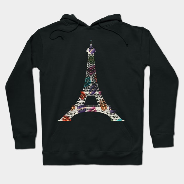 Eiffel tower Hoodie by Polli